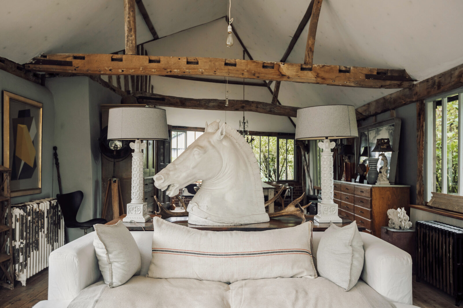 An 18th-century workshop is now a rustic home in east Sussex