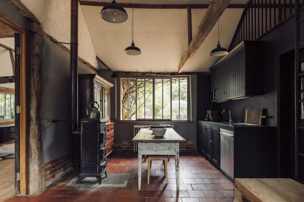 An 18th-century workshop is now a rustic home in east Sussex