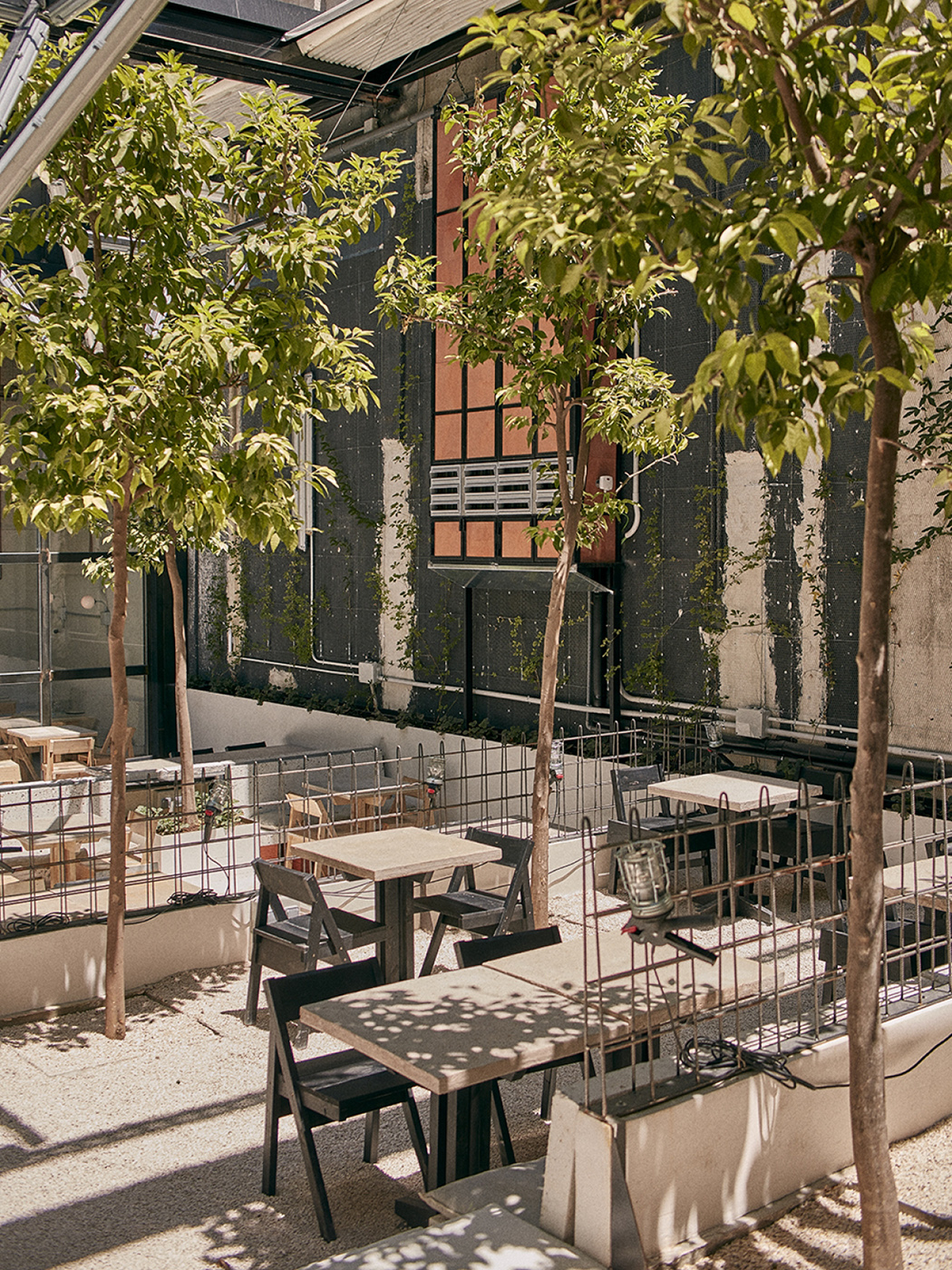 Almost every part of this Madrid restaurant is made from recycled materials