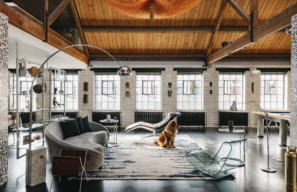 This South London bakery loft spans 3,600 sq ft in Brixton Hill