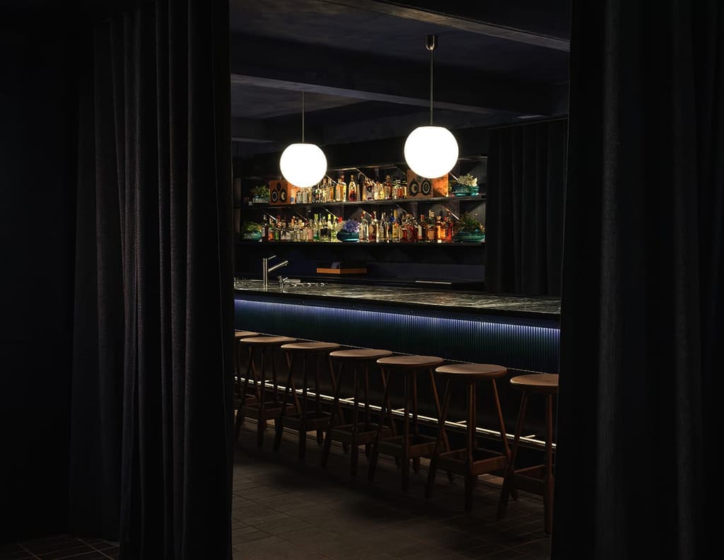 Interiors are inspired by the Hindu moon god Soma