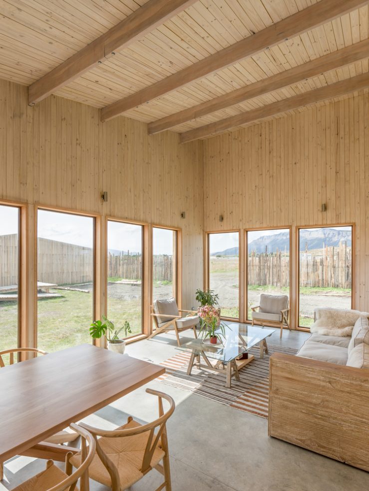 Cabin hotel AKA Patagonia sits at the threshold of volcanoes, mountains ...