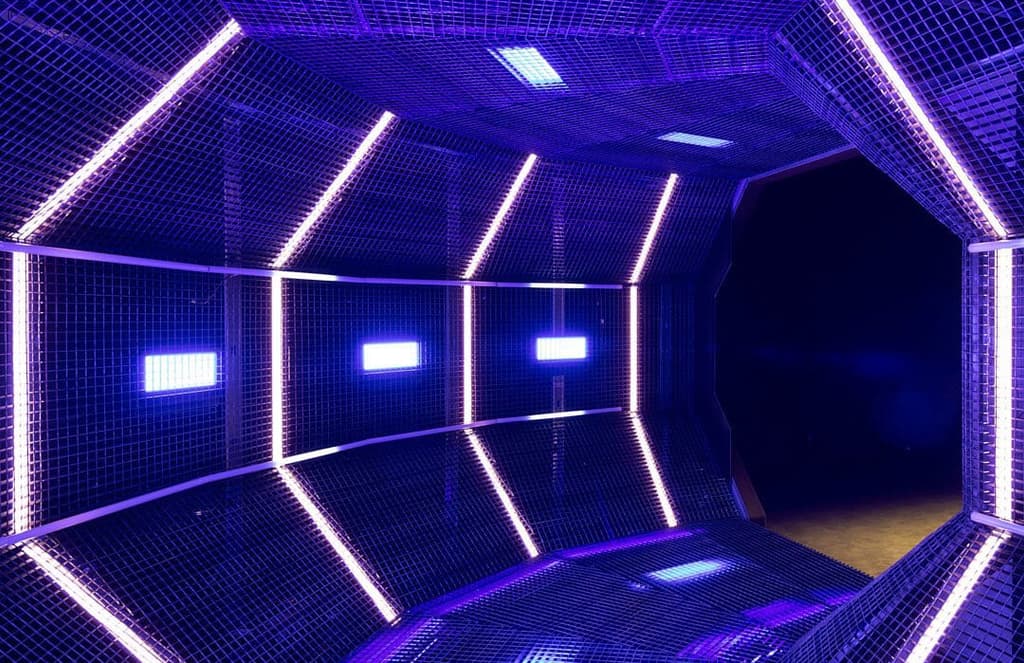 Prada’s futuristic ‘FW22 menswear show riffs on Kubrick