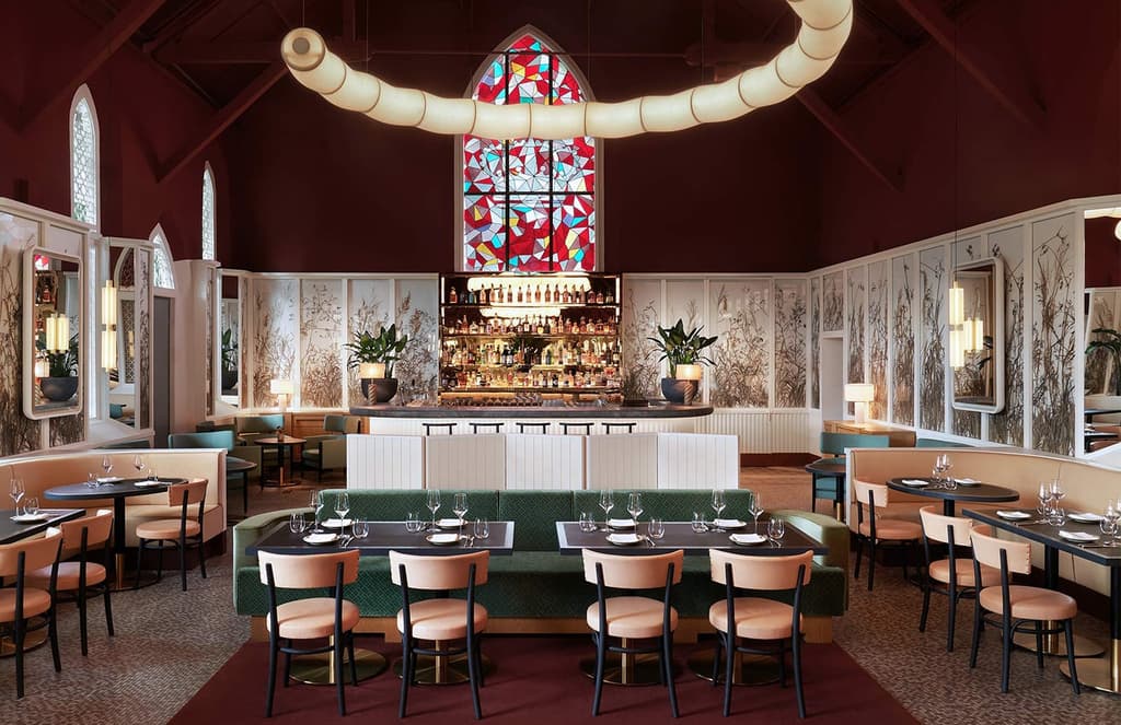 A Singapore chapel finds new life as French brasserie Claudine