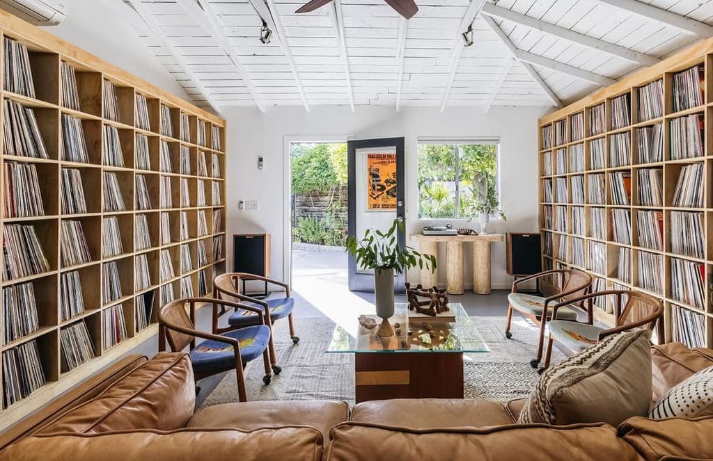 LA ranch house comes with an Instagram-worthy listening room