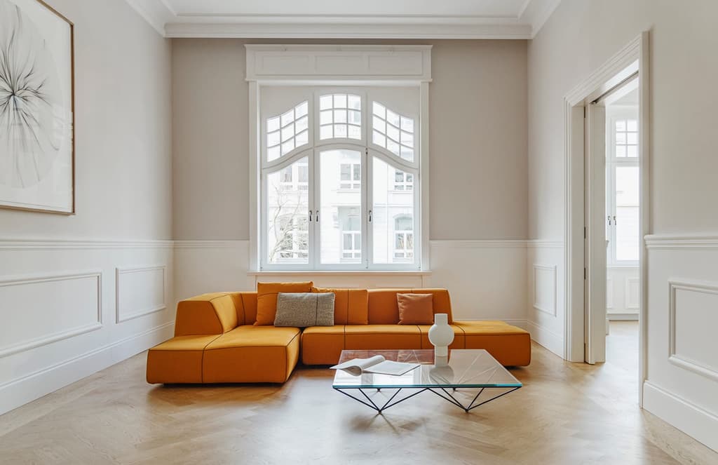 Revamped Frankfurt mansion is bursting with art nouveau features