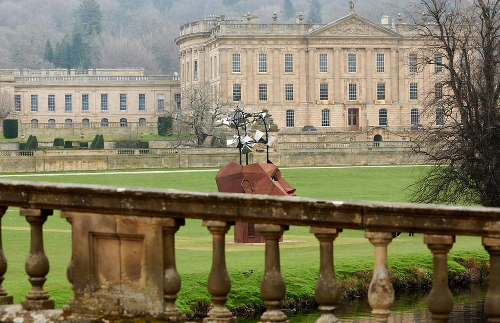 Burning Man sculptures come to the lush parkland of Chatsworth House