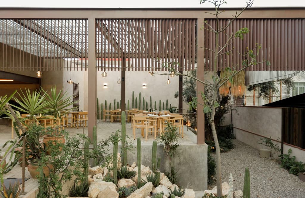 Oaxaca restaurant Moza’be is an earthy outdoor dining experience