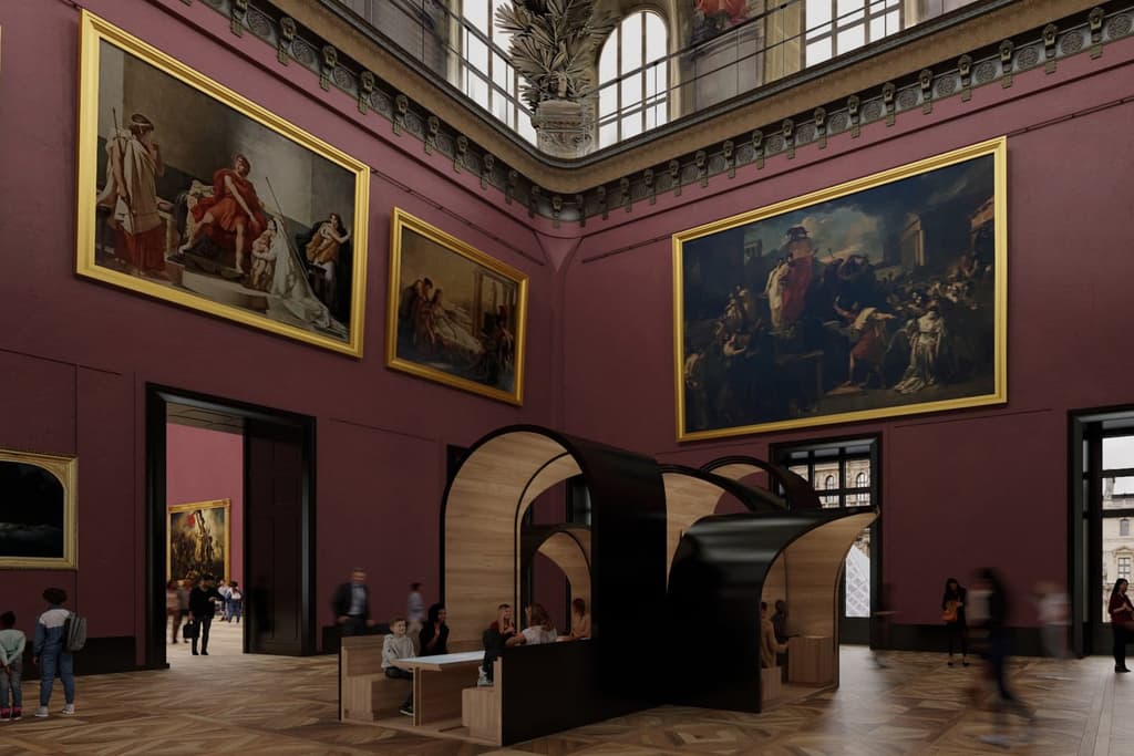 The Louvre welcomes a series of miniature architectural interventions