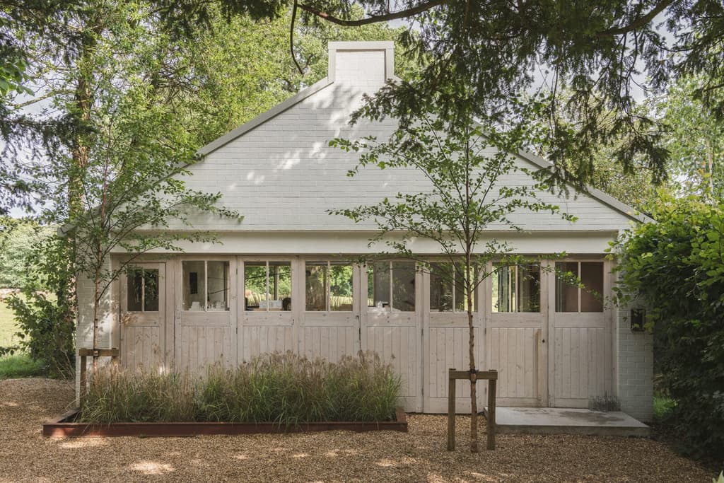 There's a separate one-bedroom garden annexe, and architect-designed plans for a two-car oak frame garage included with the cottage
