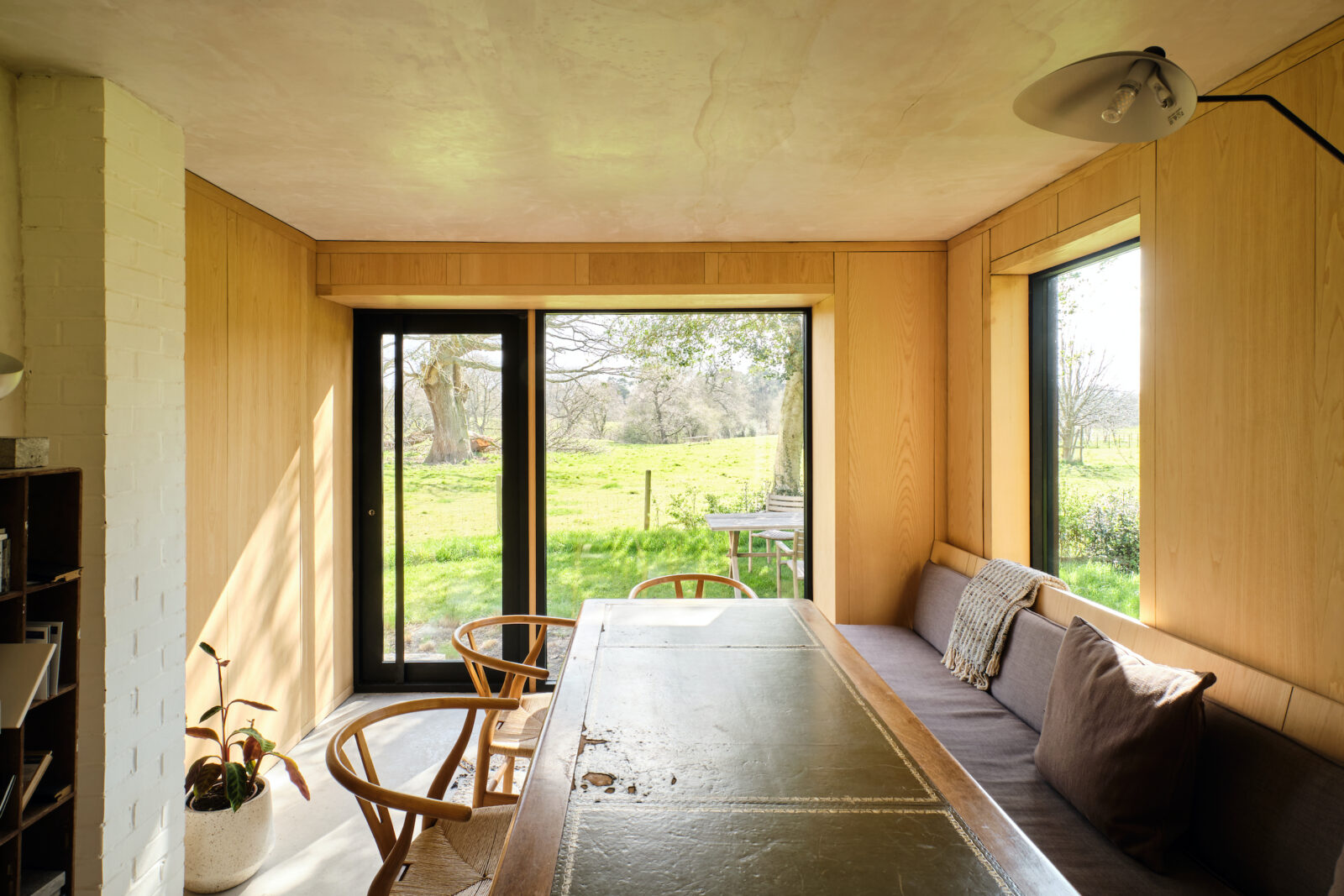 Bucolic country views are celebrated from every room