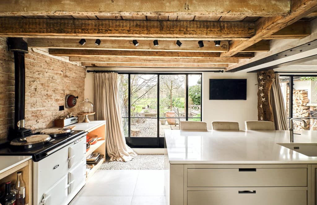 Renovated 17th-century Cheshire cottage marries modernity with country rustic