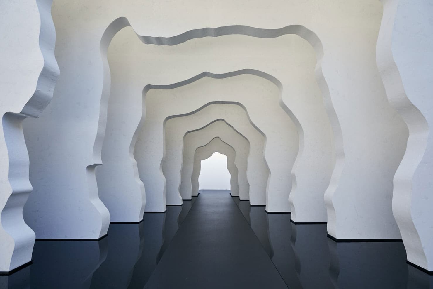 Divided Layers Daniel Arsham conjures a mysterious 'portal' in the courtyard of ...