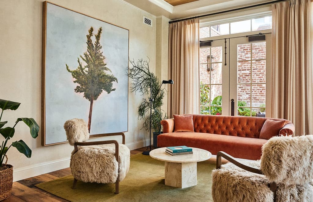 Victorian style melds with modern design at Charleston hotel The Pinch