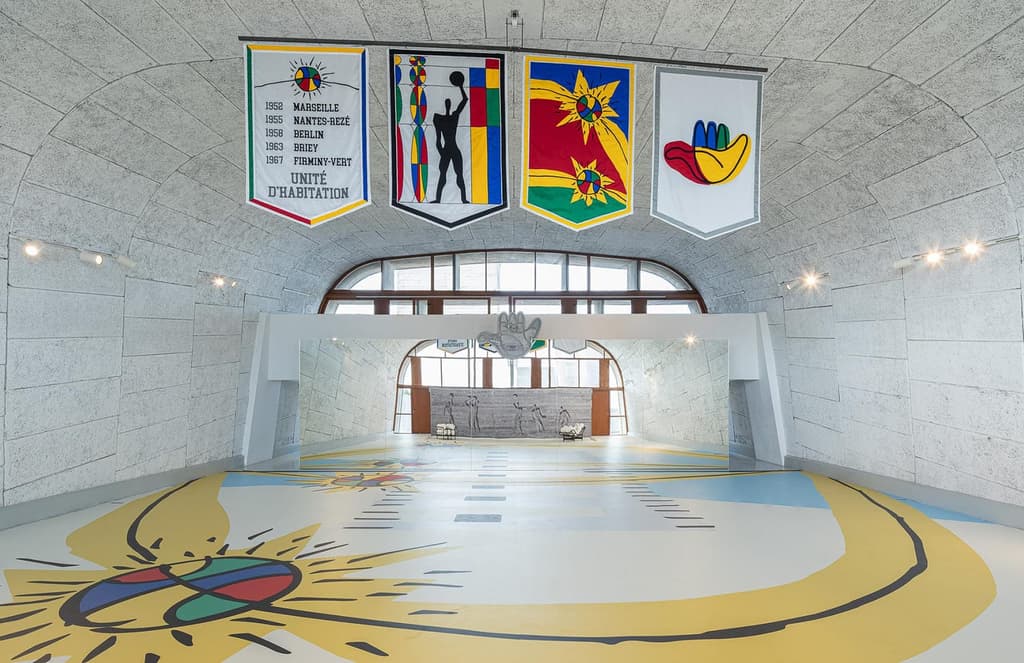 Daniel Arsham installs a vibrant basketball court at La Cite Radieuse Arts Centre