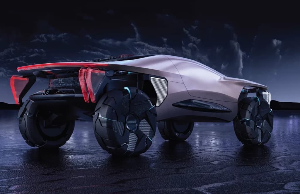 Dolorean’s 2040 Omega off-road racer looks ready for Mars