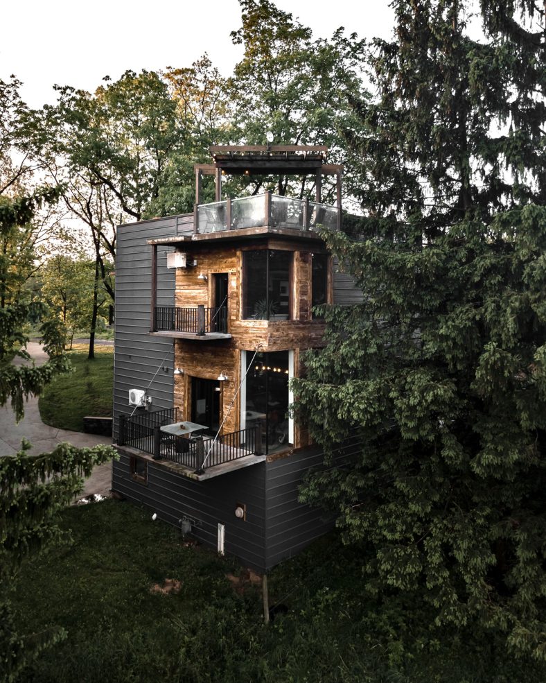 Ohio’s Dwell House is a familysized forest retreat in the heart of