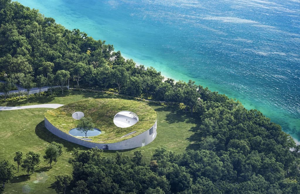 Sou Foujimoto’s Okinawa ‘hotel’ concept appears to sink into the landscape