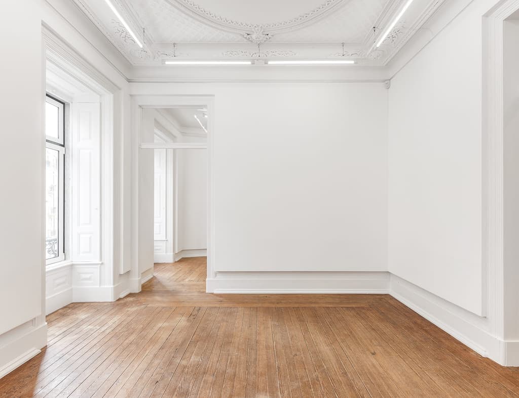 This Lisbon townhouse is now a double art gallery space