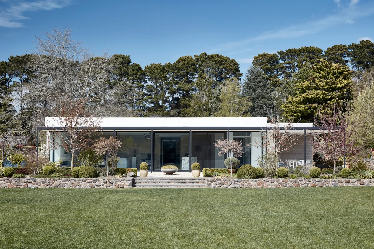 A minimalist glass house is for sale in Victoria’s Macedon Ranges The