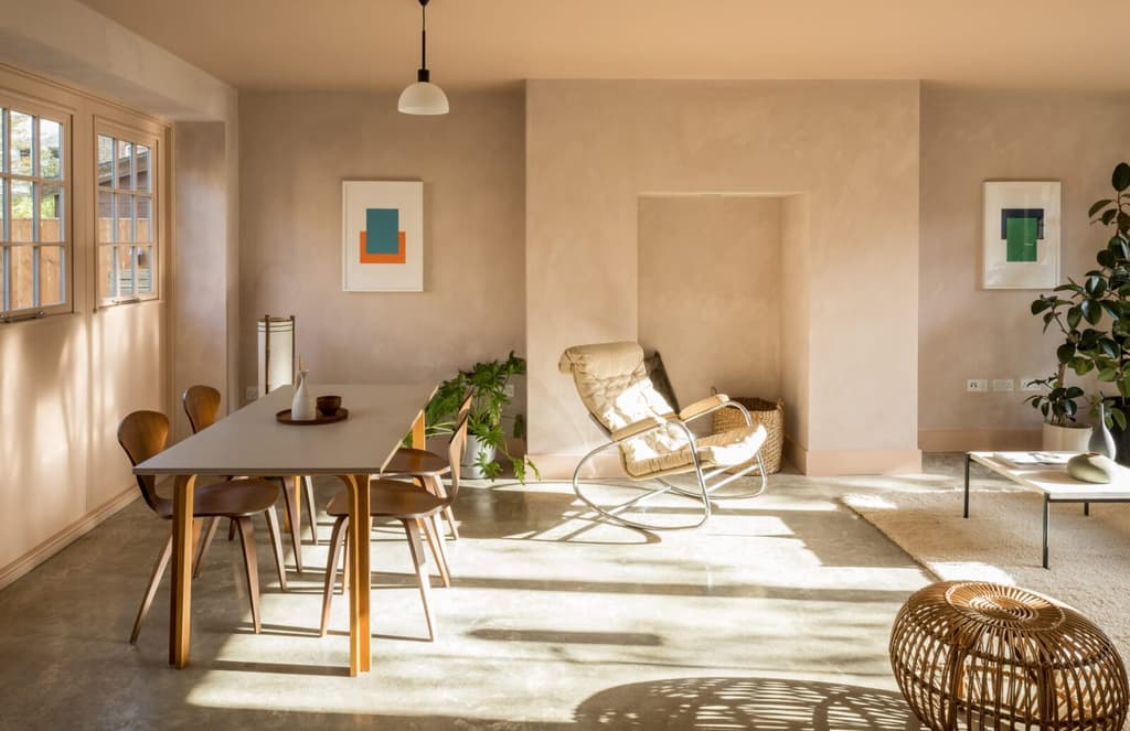 A restored London Coach House with soothing, tranquil interiors asks for £1.3m