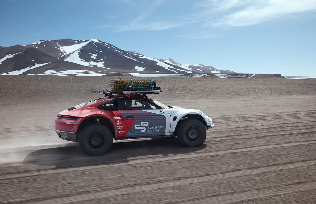 Romain Dumas scaled Chile's Ojos del Salado in a special prototype 911