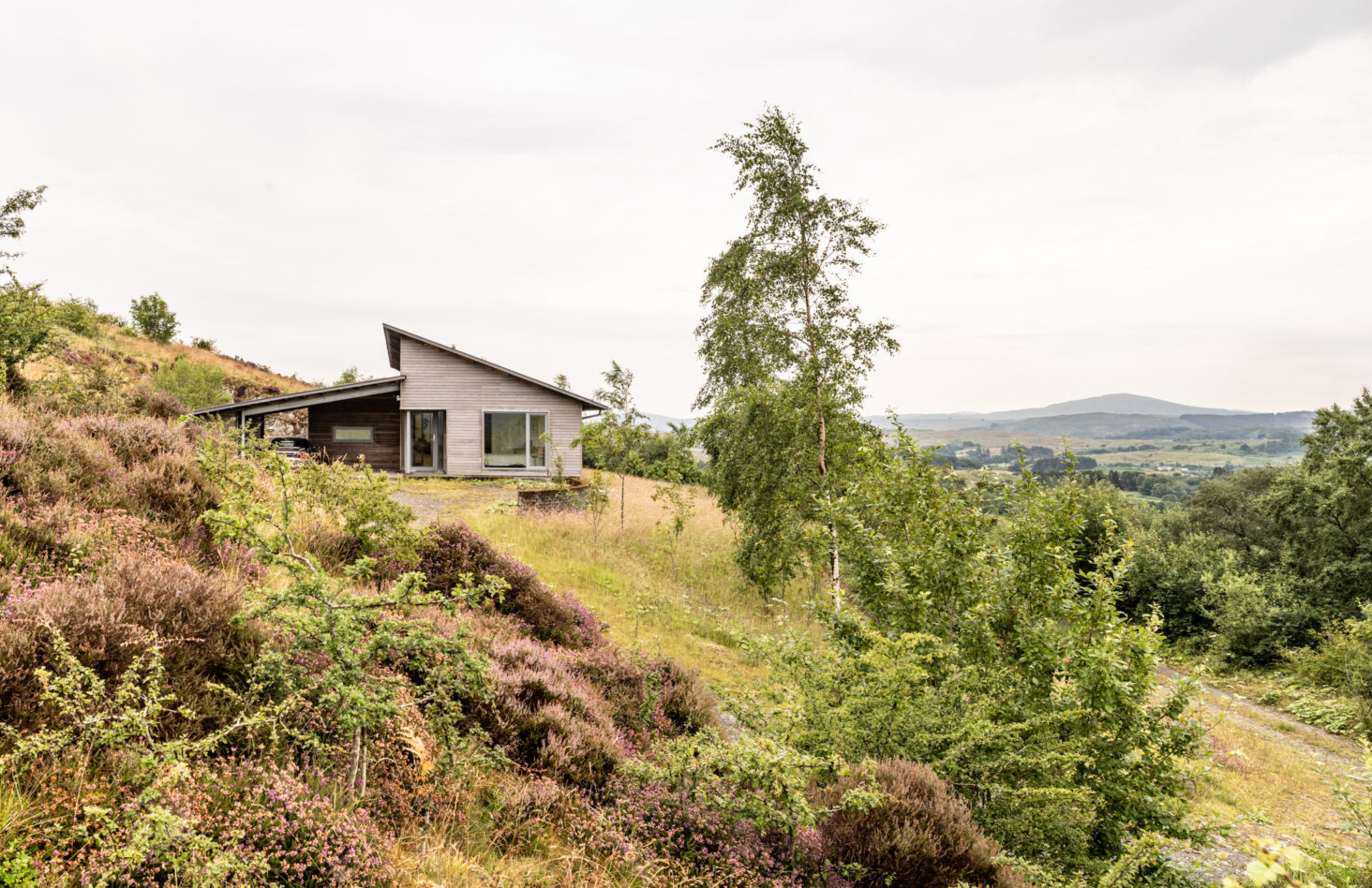 This secluded Scottish hideaway has incredible views of the Galloway Hills