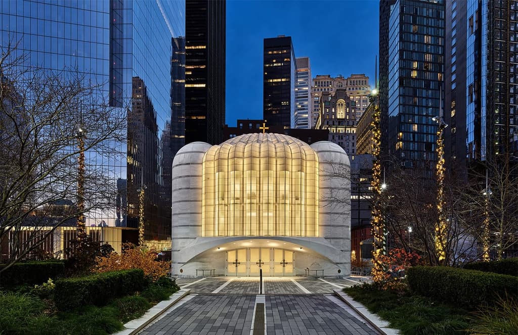 The new World Trade Center church is a glowing beacon of hope