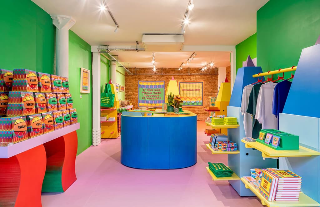 Yinka Ilori's London pop-up store celebrates colour and community