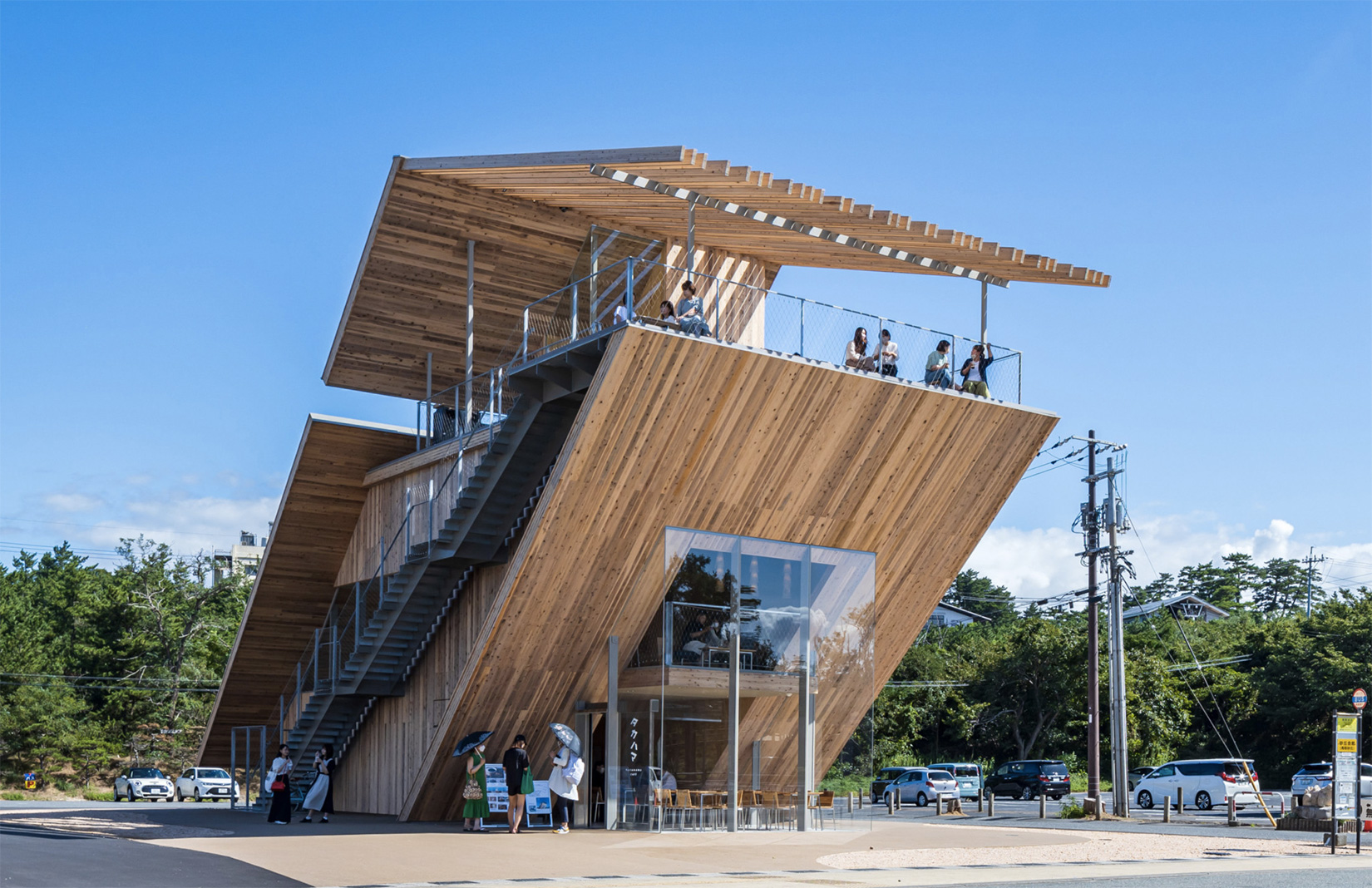 kengo様オーダー Kengo Kuma's Tottori cafe is a 'staircase to the sky' - The Spaces