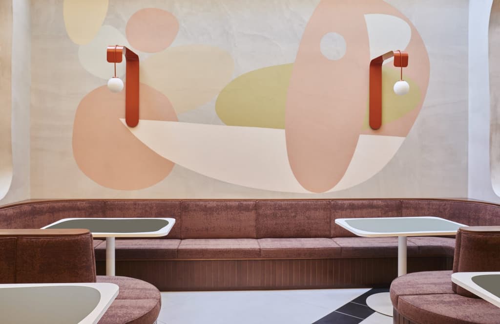 Minimalism meets Memphis at Paris bistro Unagi