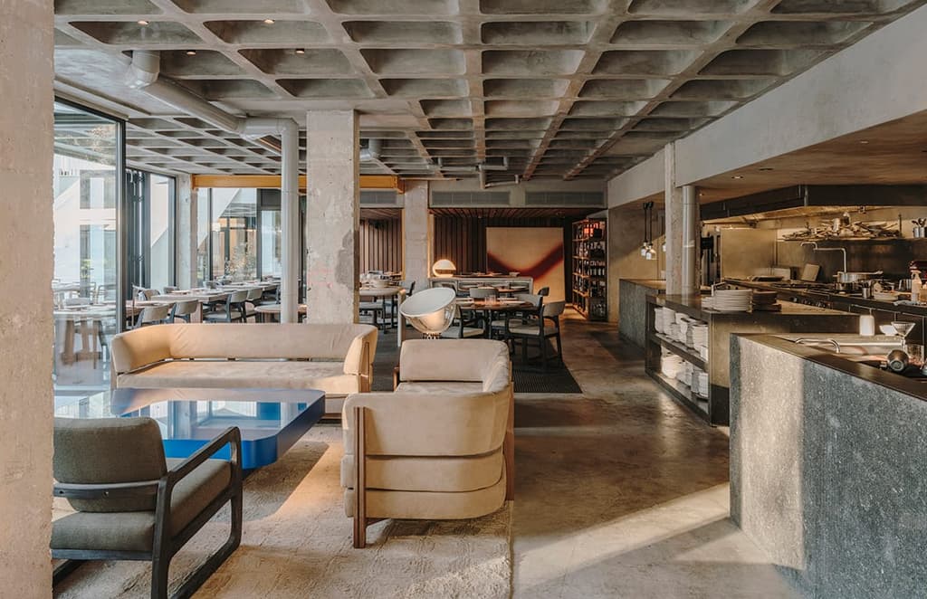 Palma de Mallorca restaurant Brutus leans heavily into brutalism