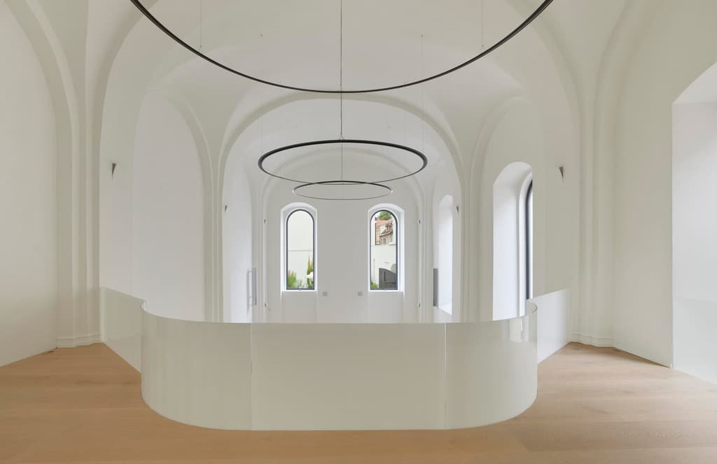 A former monastery and cardinal's palace finds new life as a mixed-use complex in Vilnius