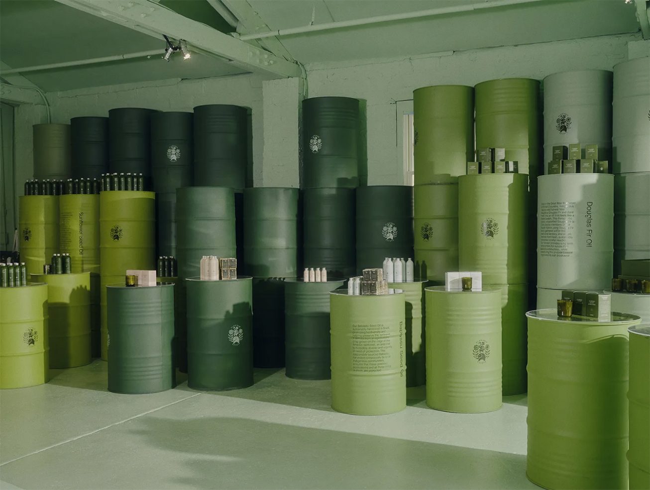 A new fashion and food hub has opened in an East Hampton auto body shop