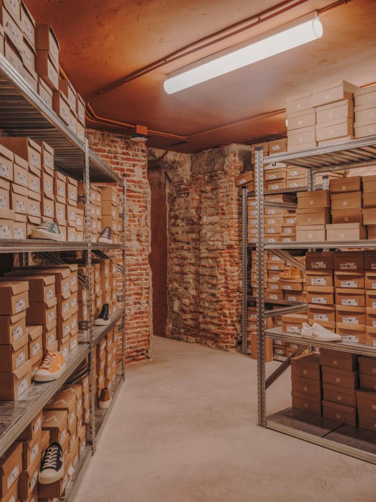 Veja’s Madrid store takes 'undone' design to the next level The Spaces