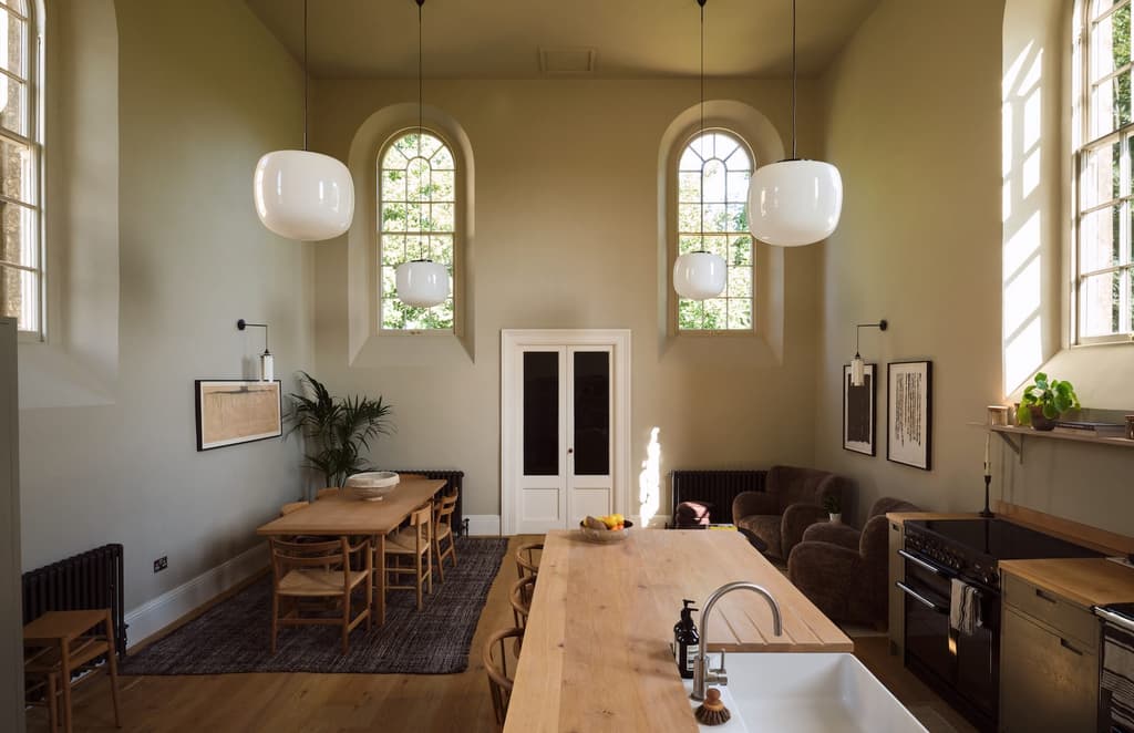 A renovated chapel hits the market in the Cotswolds