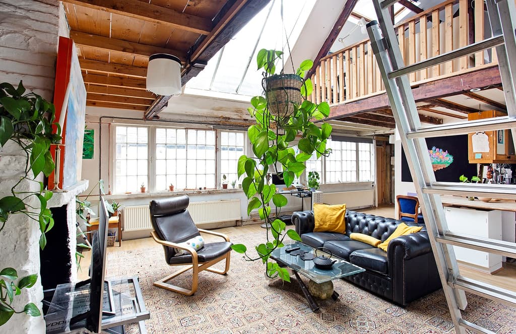 A converted coach house is for sale in London's Bloomsbury