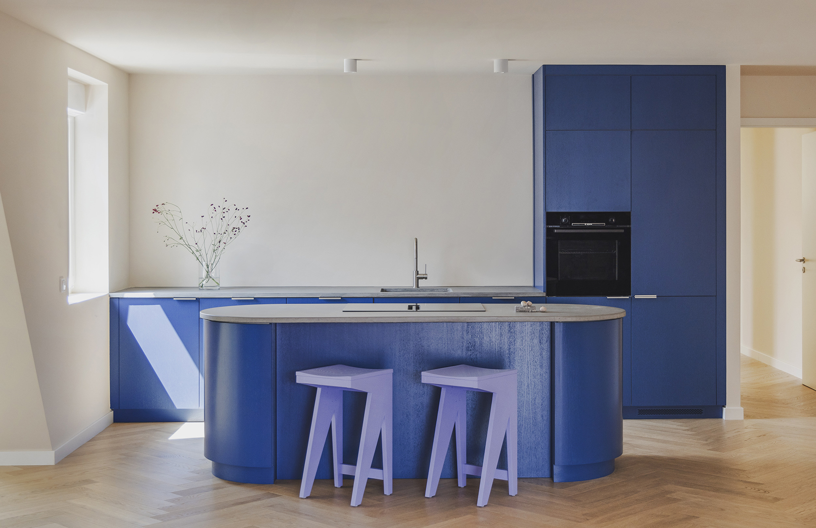 Berlin blues? This cheerful Charlottenburg loft embraces colour