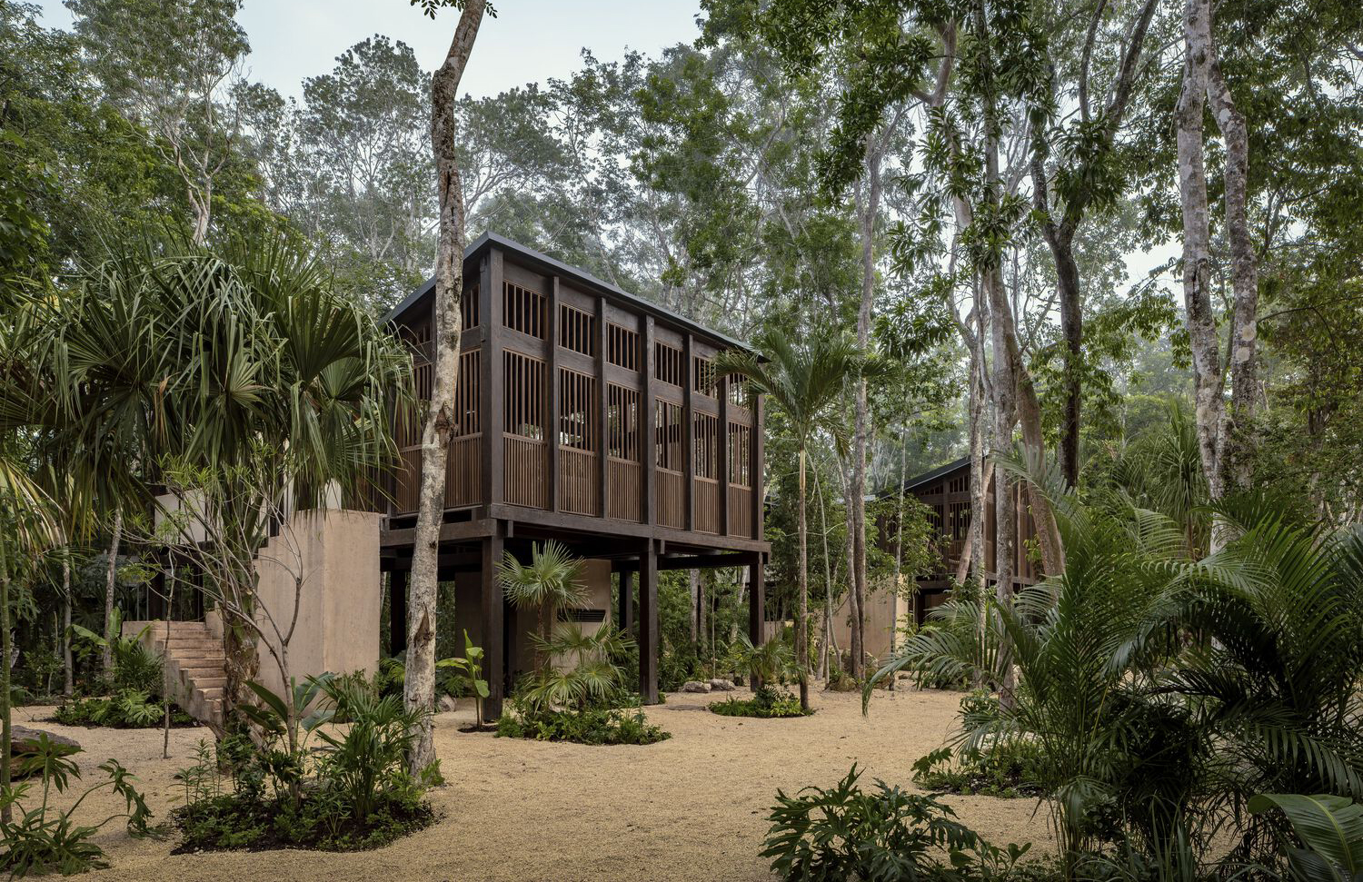 Frida Escobedo designs a stilted Yucatán hotel that weaves through the jungle