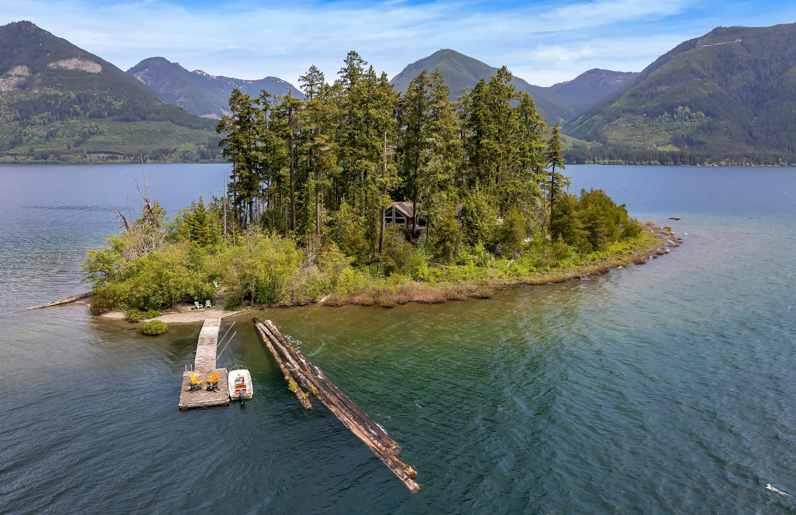 Snag a private island on a Vancouver Island lake for 1.5m CAD The Spaces