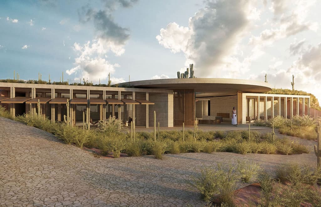 The exterior of the Chablé Sea of Cortez location in Baja