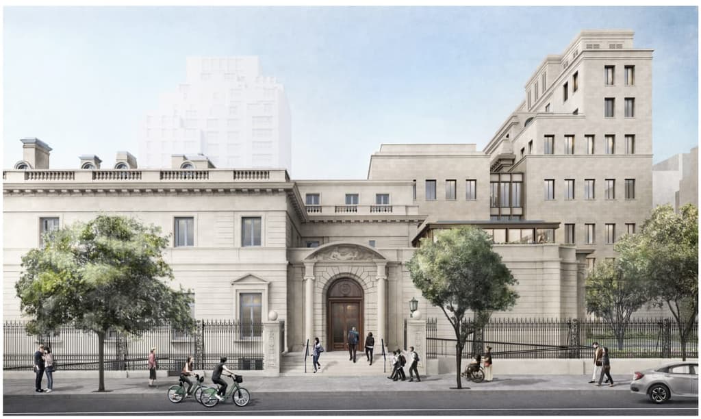 Rendering of the Frick Collection on 70th Street as it will look post renovation. Render courtesy Selldorf Architects
