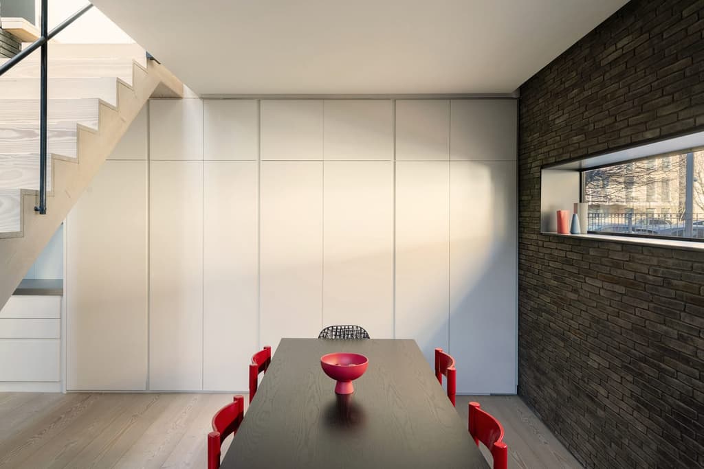 The dining room