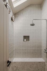 One of the bathrooms