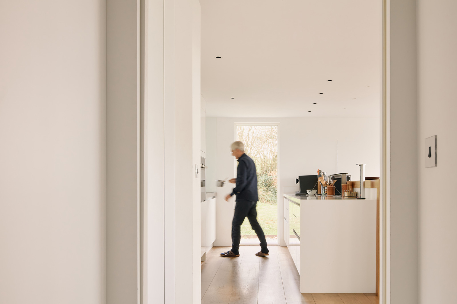 A view through to the kitchen.