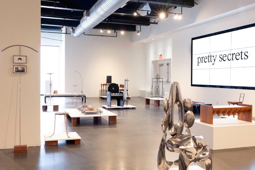 Pretty Secrets installation view in NYC