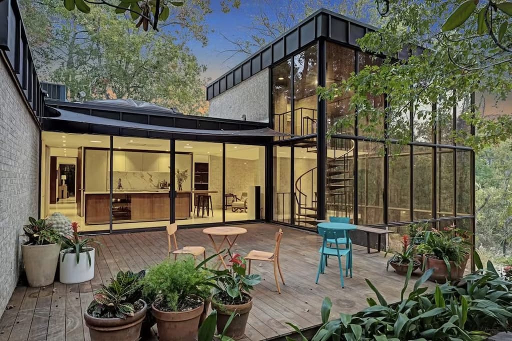 Rear view of the property