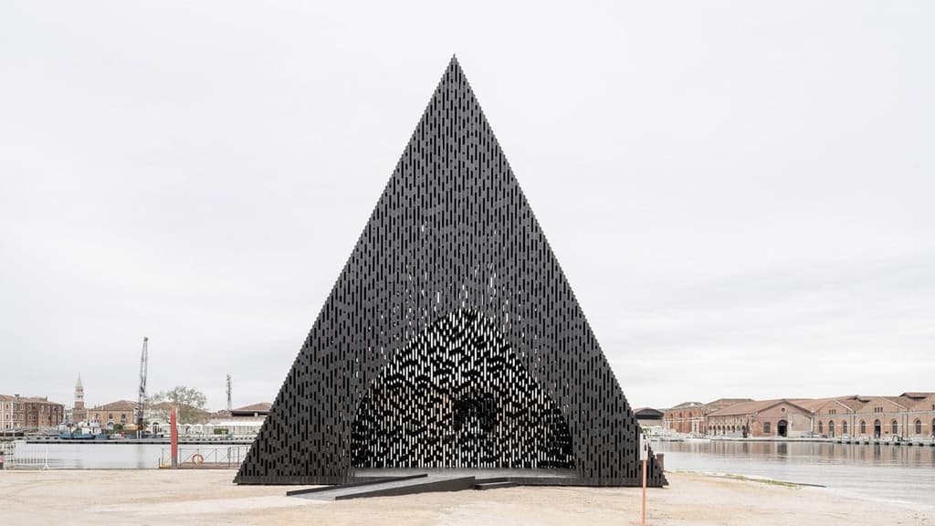 David Adjaye's 'Black Pyramid' at the 18th International Architecture Exhibition - La Biennale di Venezia, 2023