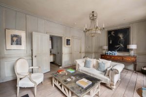 The Gustavian style living room