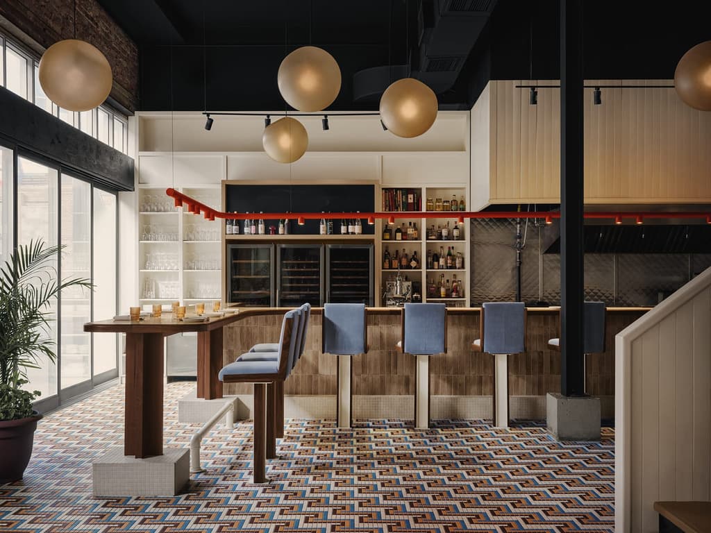 Ottawa's Byward Market gets a showpiece bistro in a pleasingly retro palette